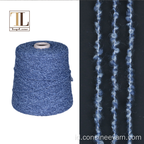 Consinee luxury 80% cashmere 20% nylon boucle yarn mewah